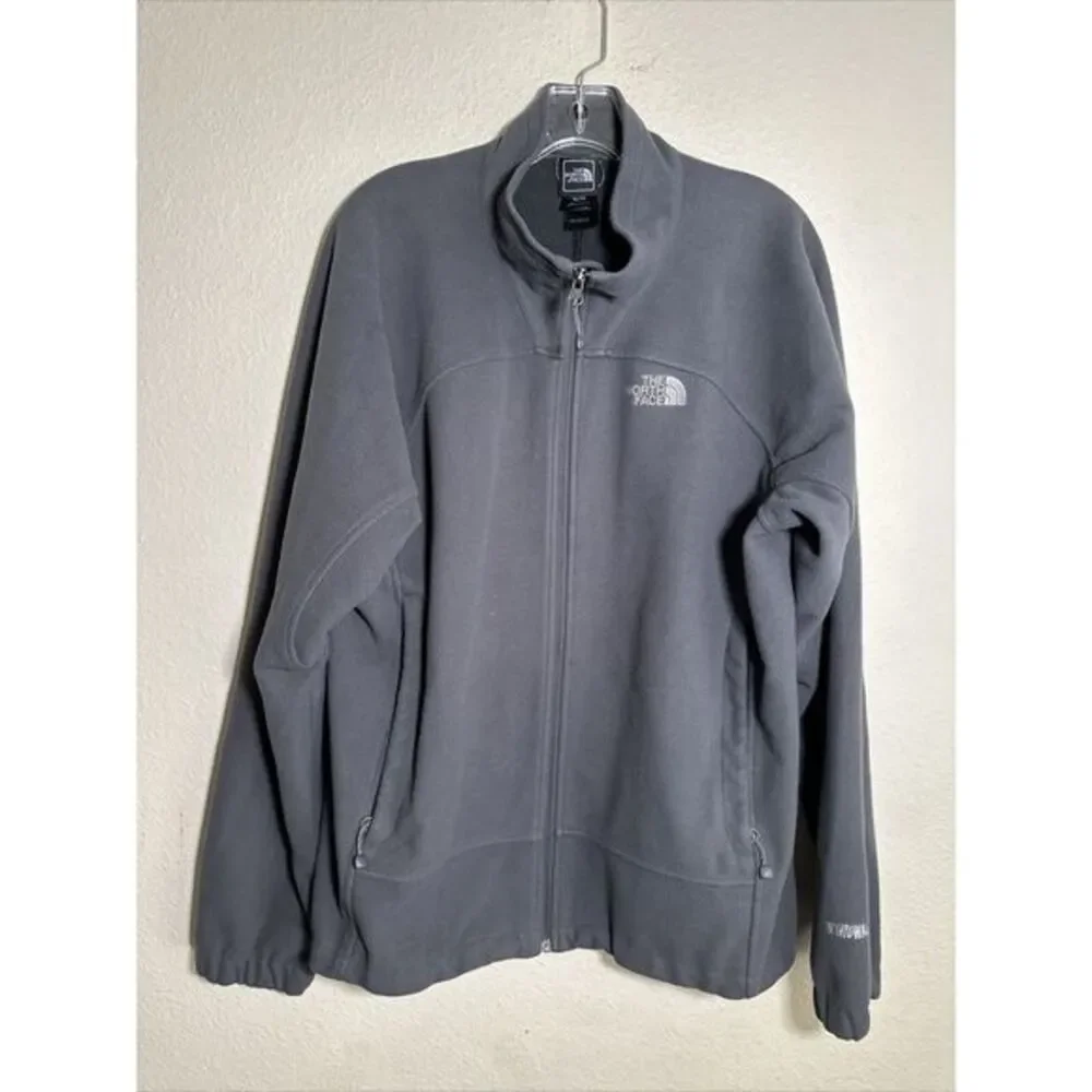 The North Face Windwall Jacket Mens Gray XL‎ Full Zip Outdoors Hiking